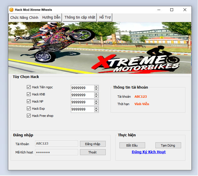 Hack Mod Xtreme Wheels Thành Công 100%