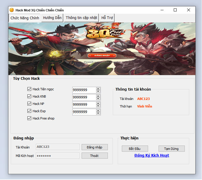 Hack Mod 3Q Chiến Chiến Chiến