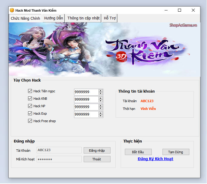 Hack Mod Thanh Vân Kiếm