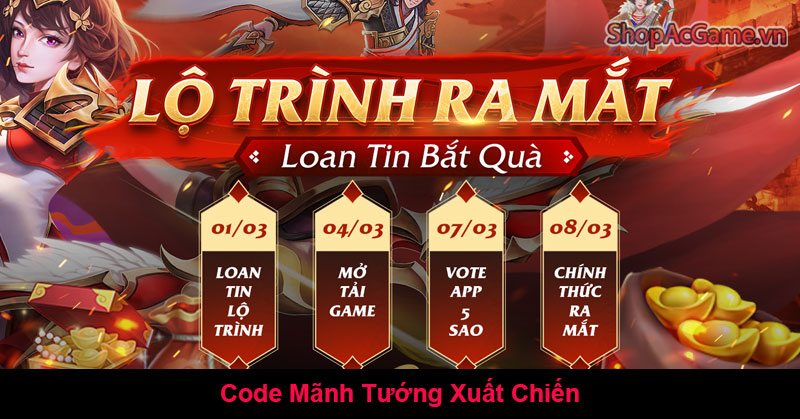 Code Mãnh Tướng Xuất Chiến