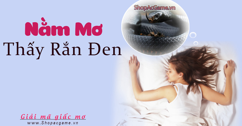 Nằm mơ thấy rắn đen Hên hay Xui - Đánh số con gì?