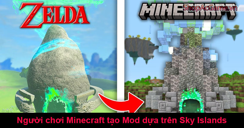 Người chơi Minecraft tạo Mod dựa trên Sky Islands