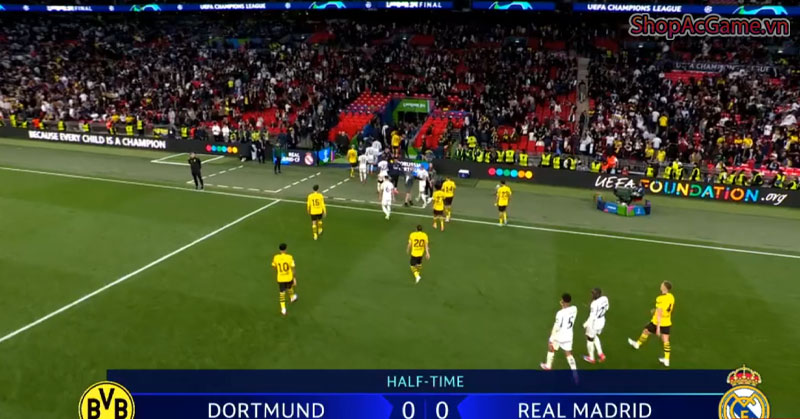 Hình ảnh trận Real Madrid vs Dortmund siêu hấp dẫn