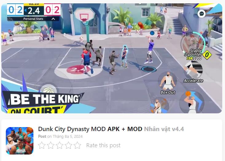 Hack Mod Dunk City Dynasty