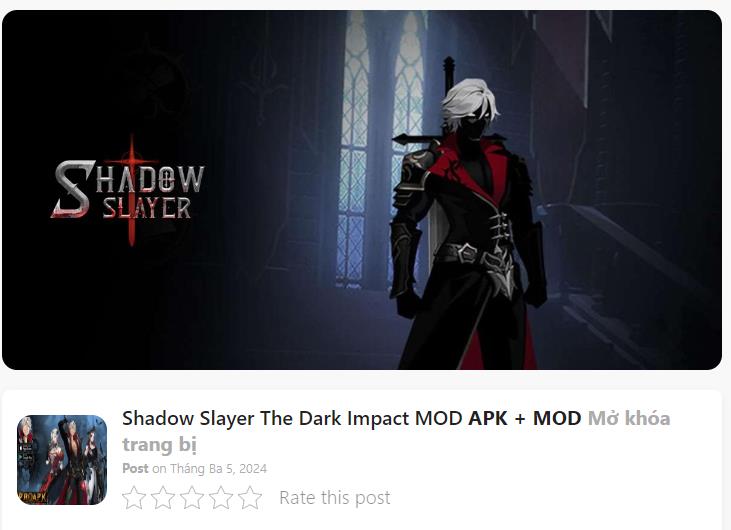 Hack Mod Shadow Slayer The Dark Impact