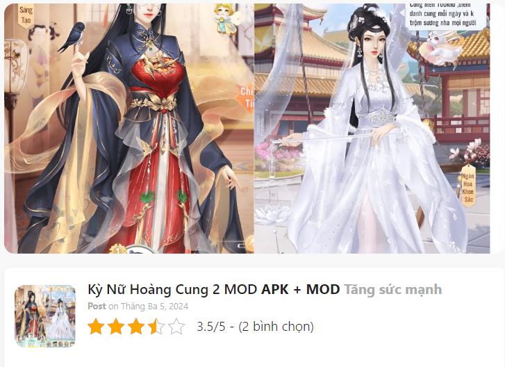 Hack Mod Kỳ Nữ Hoàng Cung 2