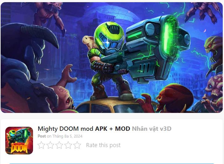 Hack Mod Mighty DOOM Thành Công 100%