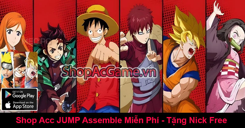 Shop Acc JUMP Assemble Miễn Phí - Tặng Nick Free