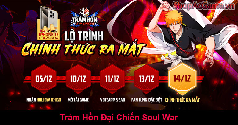 Code Trảm Hồn Đại Chiến Soul War