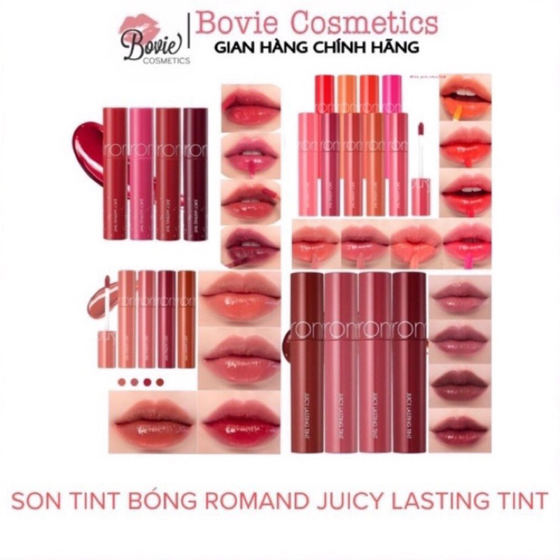 Review Son kem Tint Bóng Hàn Quốc