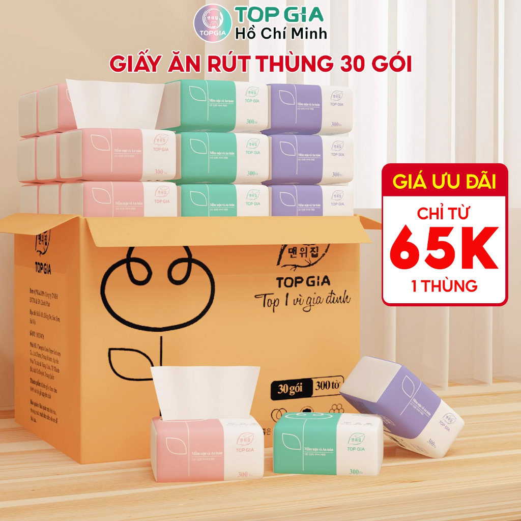 Review Giấy Ăn Gấu Trúc 30 Gói