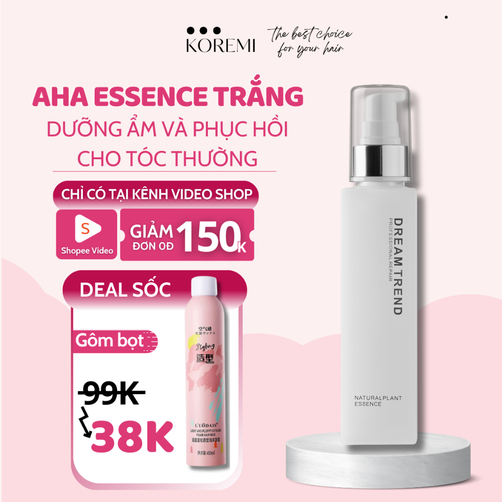 Review Essence AHA Dream Dưỡng Tóc