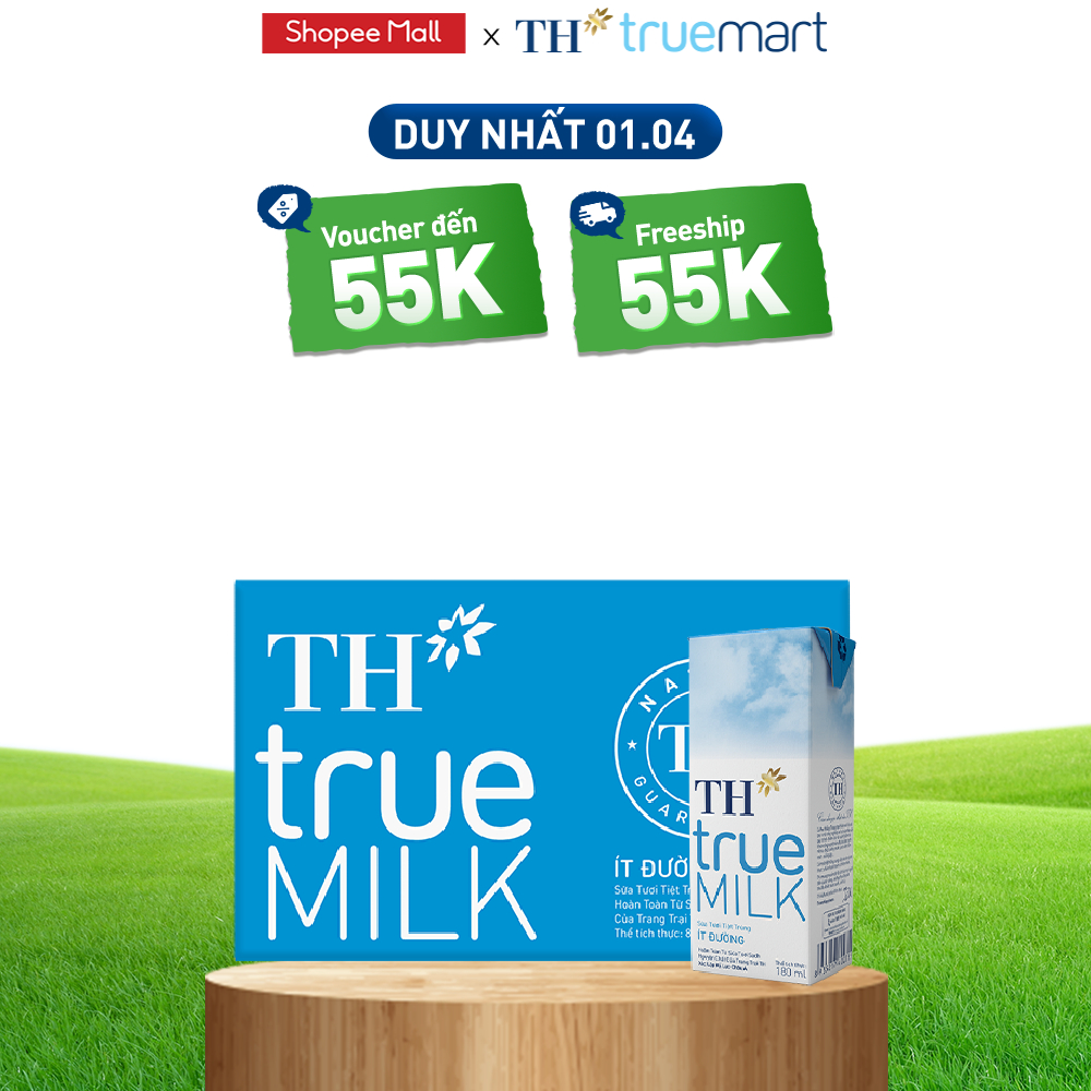 Review sữa TH True Milk 180ml