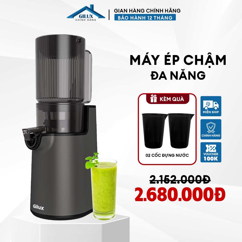 Review Máy ép chậm Gilux