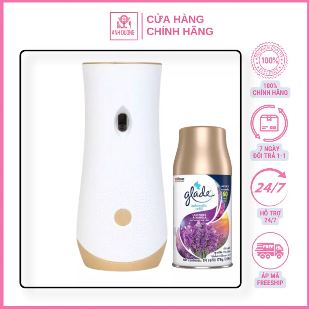 Review Máy Xịt Thơm Phòng Tự Động Glade