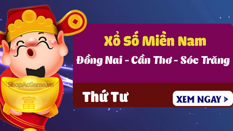 Xổ Số Miền Nam - Đồng Nai - Cần Thơ - Sóc Trăng