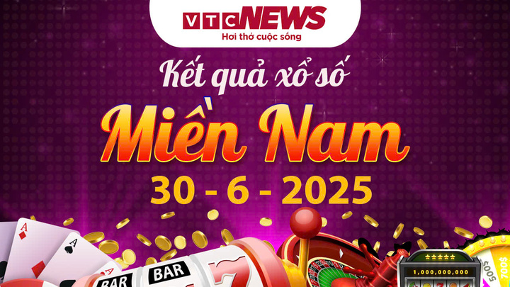 Kết quả xổ số miền Nam ngày 30 tháng 6 năm 2025
