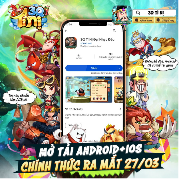 HOT: Đã có link tải 3Q Tí Nị trên cả iOS lẫn Android, 27/03 cùng chiến - Ảnh 2.