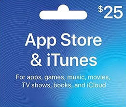 Thẻ iTunes Gift Card 25$ - US