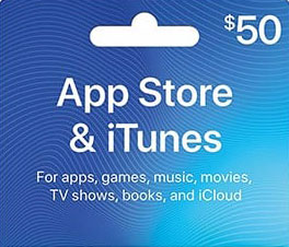 Thẻ iTunes Gift Card 50$ - US