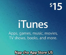 Thẻ iTunes Gift Card 15$ - US