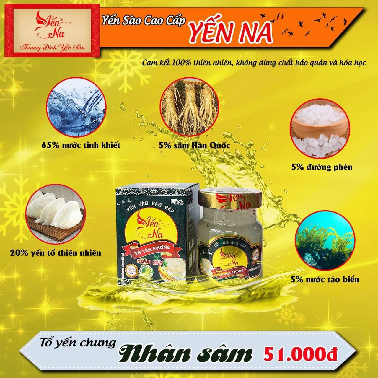 Tổ Yến Chưng Nhân Sâm